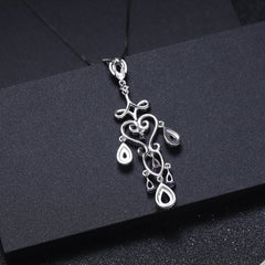 French Romantic Luxury Natural Amethyst Premium Pendant Necklace for Women