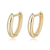 Circle Sterling Silver Studs Earrings for Women