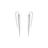 Circular Cone Silver Hook Earrings for Women