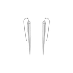 Circular Cone Silver Hook Earrings for Women