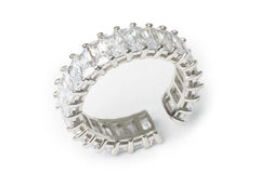 The Brightest Star Over Night Silver Ring