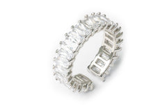 The Brightest Star Over Night Silver Ring