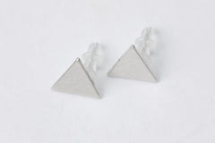 Triangle Studs - Silver Studs for Women