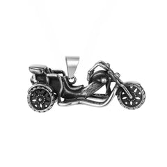 Retro Motorcycle Stainless Steel Pendant for Men