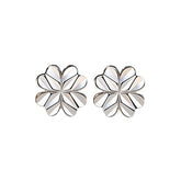 Four-leaf Clover Silver Studs Earrings for Women