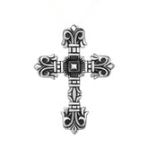 Roman Column Latin Cross Titanium Steel Pendant for Men