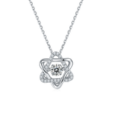 Hexagram 0.5Carate Moissanite Necklace