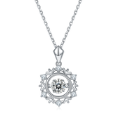 Arrow Heart 0.5Carat Moissanite Necklace