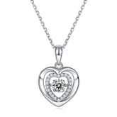 Heart Shape 0.5Carat Moissanite Necklace