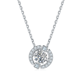 Dream Circle 0.5Carat Moissanite Necklace