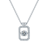 Perfume Bottle 0.5Carat Moissanite Necklace