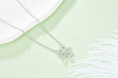 Flower Petals Moissanite Necklace