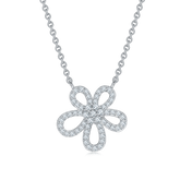 Flower Petals Moissanite Necklace