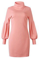 Hoobd O Neck Autumn Sexy Dress(3 Colors)