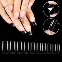 Hoobd100pcs Transparent Fake Nails Tips
