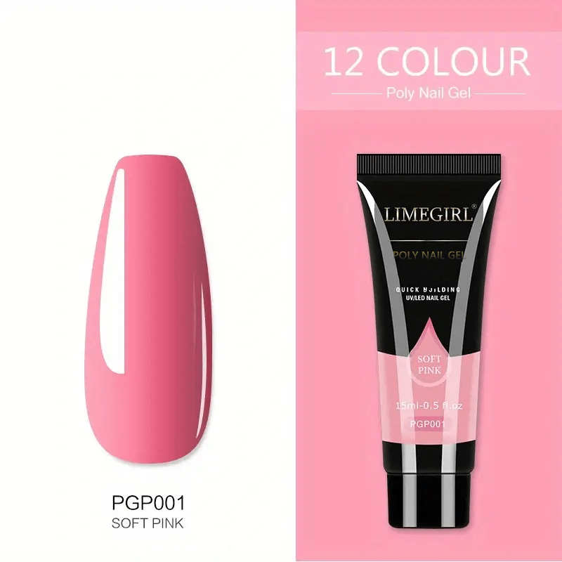 Nail Gel Kit For Nails, Nail Extension Gel, With Other Basic Poly Gel Nail Art Tools Poly Nail Gel Kit Nail Art Supplies