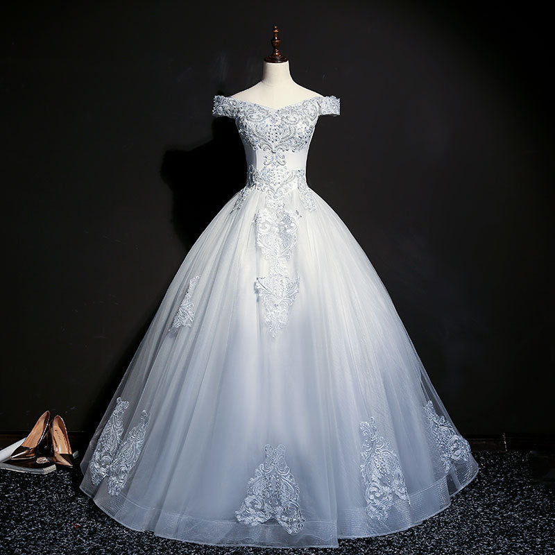Hoobd Quinceanera Dress Gryffon Luxury Party Prom Dress Elegant Off The Shoulder Vintage Lace Embroidery Quinceanera Dresses