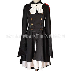 Hoobd Medieval Renaissance Sweet Lolita Dress Vintage Falbala Bowknot High Waist Victorian Dress Kawaii Girl Gothic Lolita Op Loli Cos