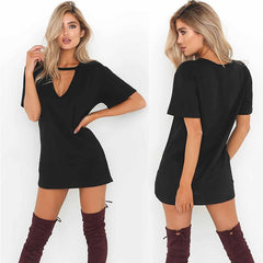 Nightwear Sleepwear Clubwear Party Loose Mini Dress