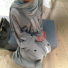 Abaya Kimono Kaftan Dubai Islam Muslim Hijab Dress Abayas Caftan Marocain Qatar Oman Turkey Clothing For Women Robe Femme
