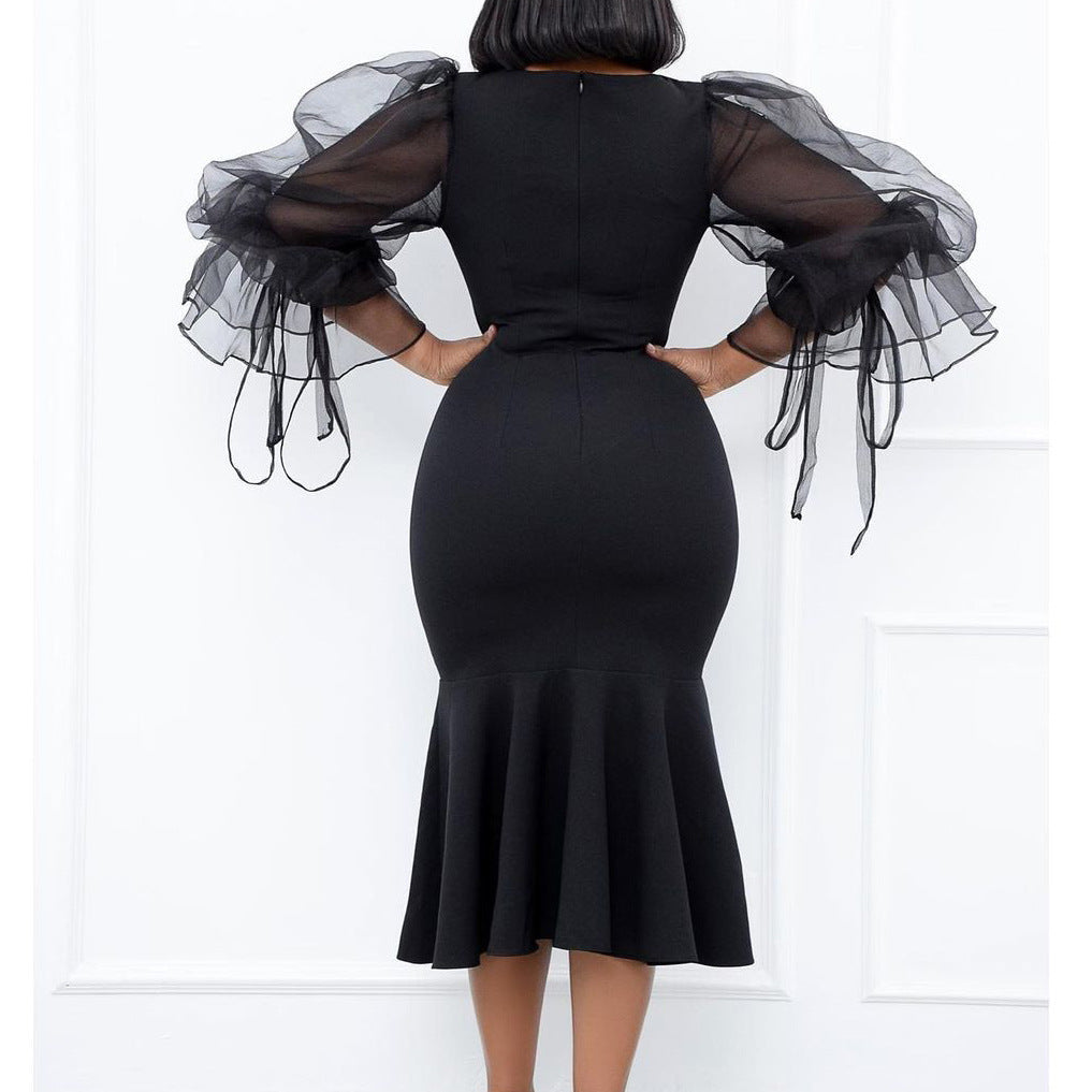 Women Dress Female African Ladies Dresses 2023 Long Sleeves