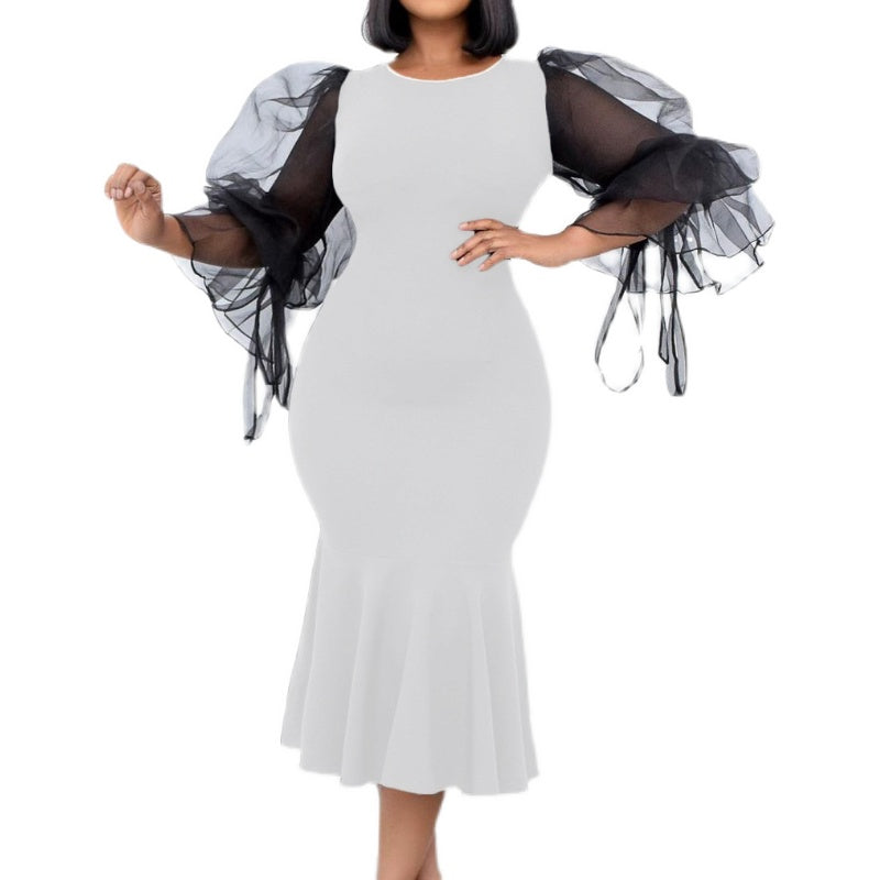 Women Dress Female African Ladies Dresses 2023 Long Sleeves