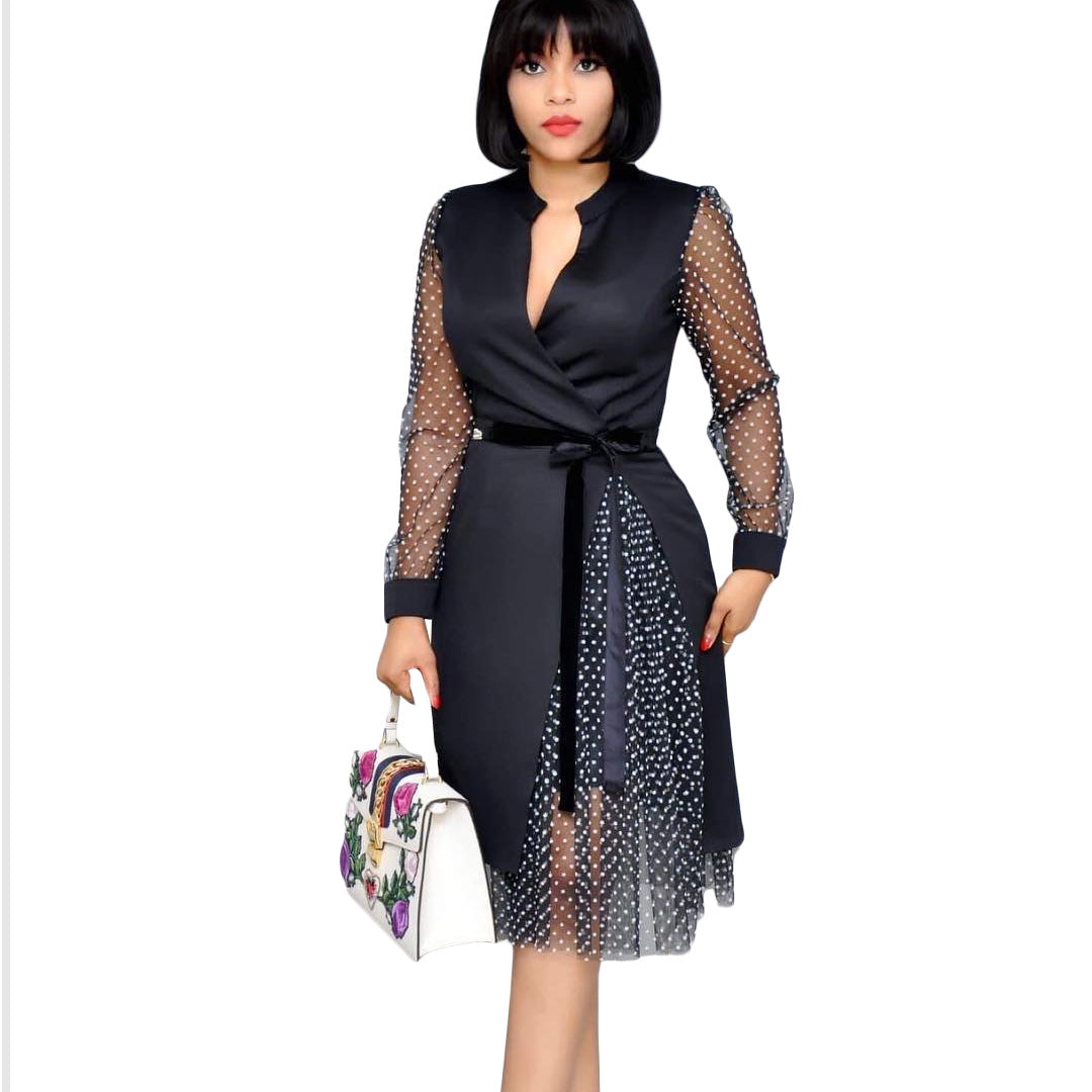 Women Dress Female African Ladies Dresses 2023 Long Sleeves