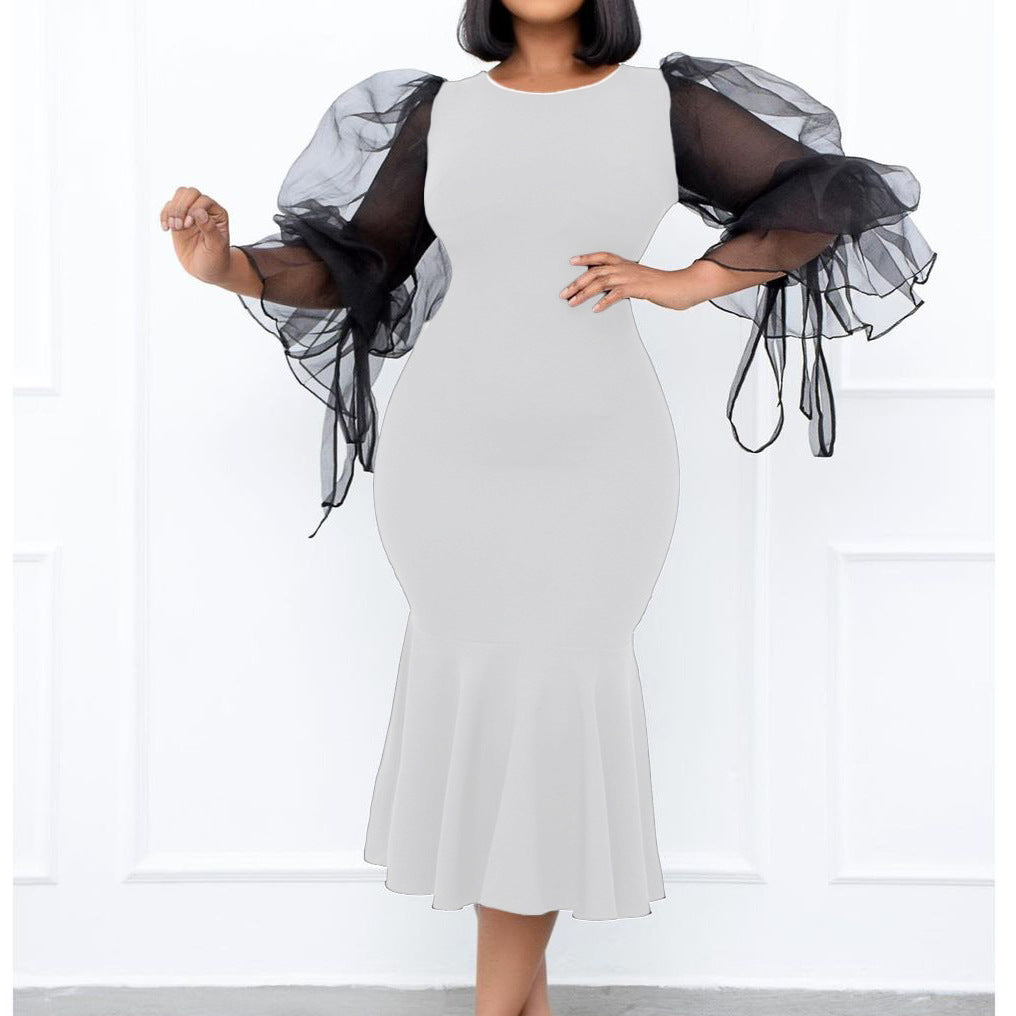 Women Dress Female African Ladies Dresses 2023 Long Sleeves