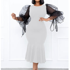 Women Dress Female African Ladies Dresses 2023 Long Sleeves
