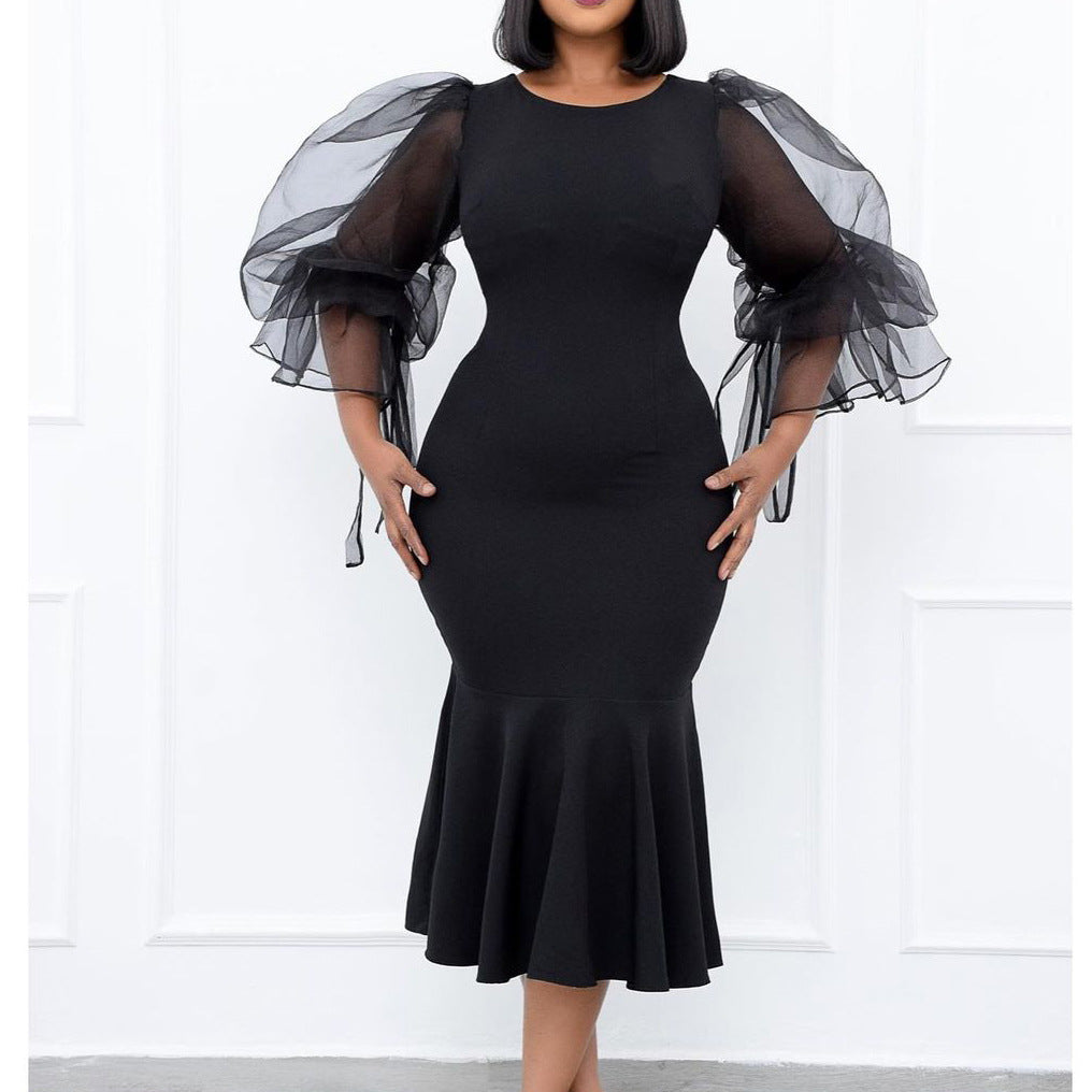 Women Dress Female African Ladies Dresses 2023 Long Sleeves