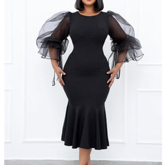 Women Dress Female African Ladies Dresses 2023 Long Sleeves