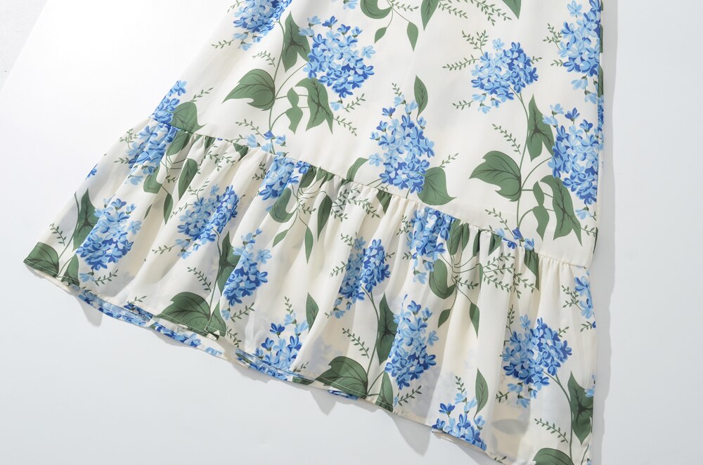 New Women French Style Prairie Chic Sling Dress Sexy Sleeveless Ladies Holiday Summer Chiffon Dresses