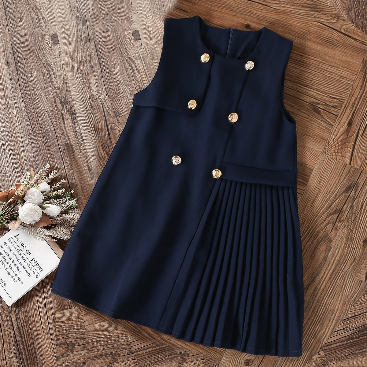 School Uniform Preppy Girls Clothes for Teenagers Baby Elegant Dress Shirt 2Pcs Spring Autumn Children Costumes 8 10 12 13 Years