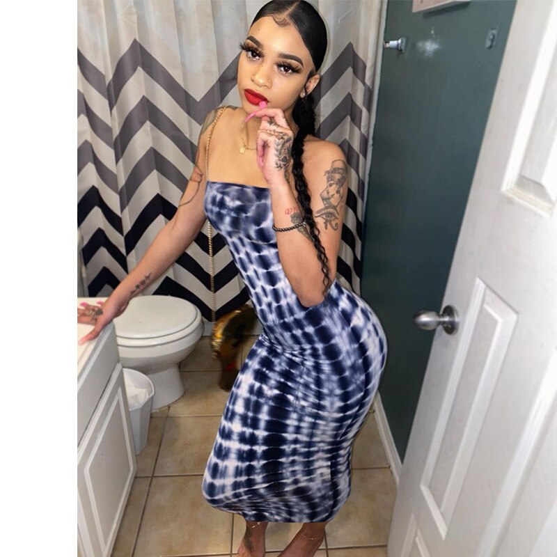 Hoobd Sexy Print Maxi Dresses Ladies Elegant Bodycon Women Dress Vintage Robe Femme Party Bandage Long Dress Woman Clothes Vestidos