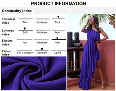 Black/Red Inclined Shoulder Asymmetrical Elegant Evening Party Dresses Ruffle Women's Summer Fashion Bohemia Sexy Beach Dress