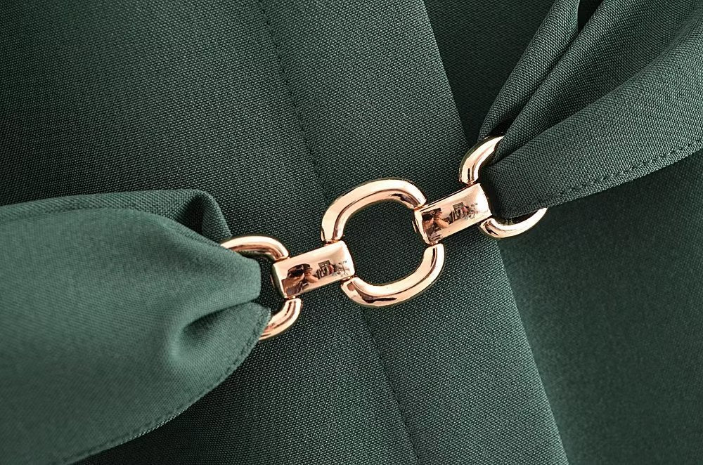 New Women Army Green With Belt Shirt Dress Long Sleeve Lapel Collar Female Autumn Dress Short Vestido