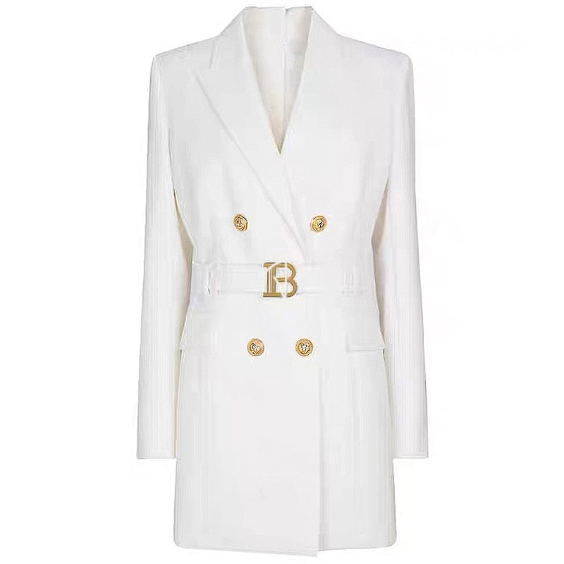 Hoobd S-xxxl Spring And Autumn High Quality New Products Slim Slim Belt Multicolor Simple Workwear Women Suit Dress Clothes Blazers