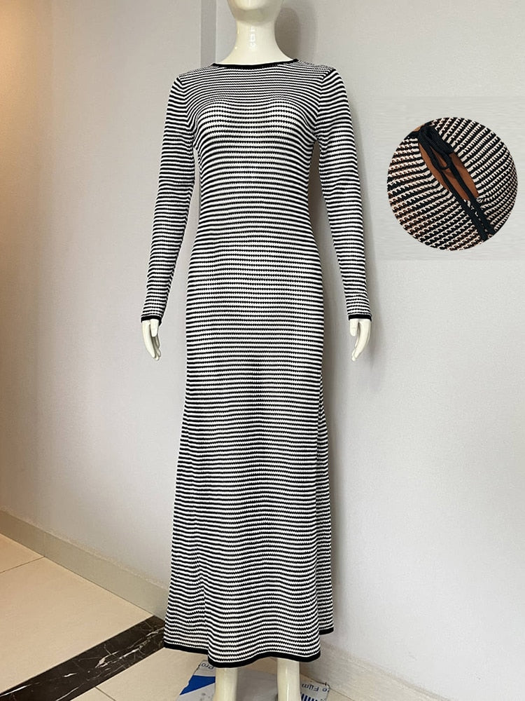 Summer Knitted Maxi Dress