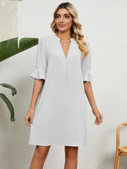 Beach Loose Ladies Elegant Plus Size Midi Dress