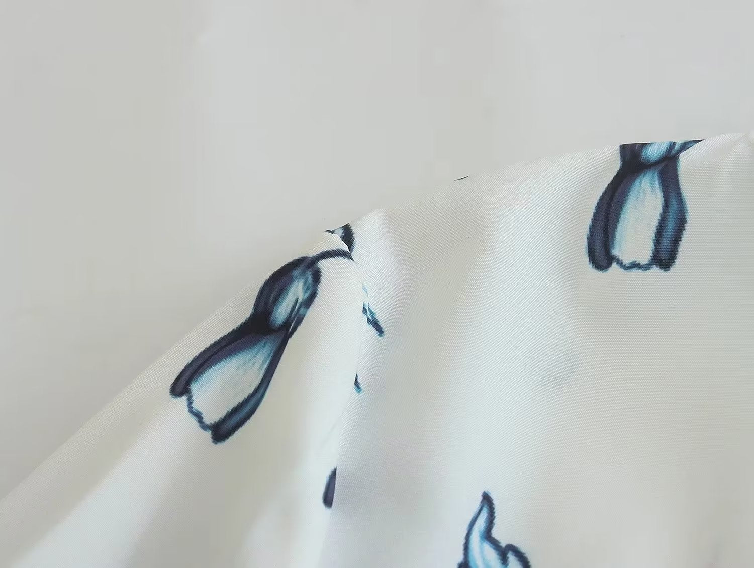 New 2023 Women Vintage Floral Print Pleated Dress Bow Tie Collar Long Sleeve Female Spring Dresses Midi Vestido