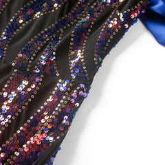 African Wedding Dresses for Women Puff Sleeve Plus Size Turkey Sequin Evening Party Long Dress Moroccan Muslim Africa Clothes