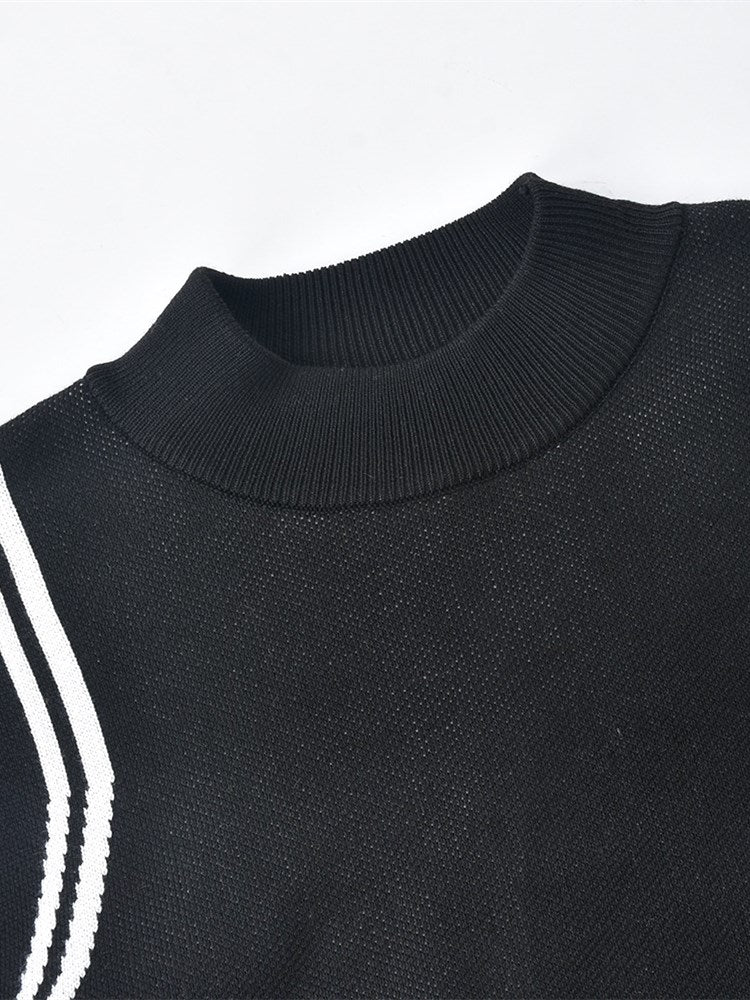Hoobd Sexy Fashion Sleeveless Knitted Dress Asymmeerical Bodycon Mini Black Dress Women 2023 Spring Summer Club Party Dresses