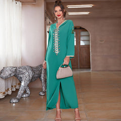 Ramadan Eid Mubarak Kaftan Dubai Abaya Turkey Islam Muslim Arabic Long Dress Abayas For Women Caftan Robe Musulmane Longue Femme