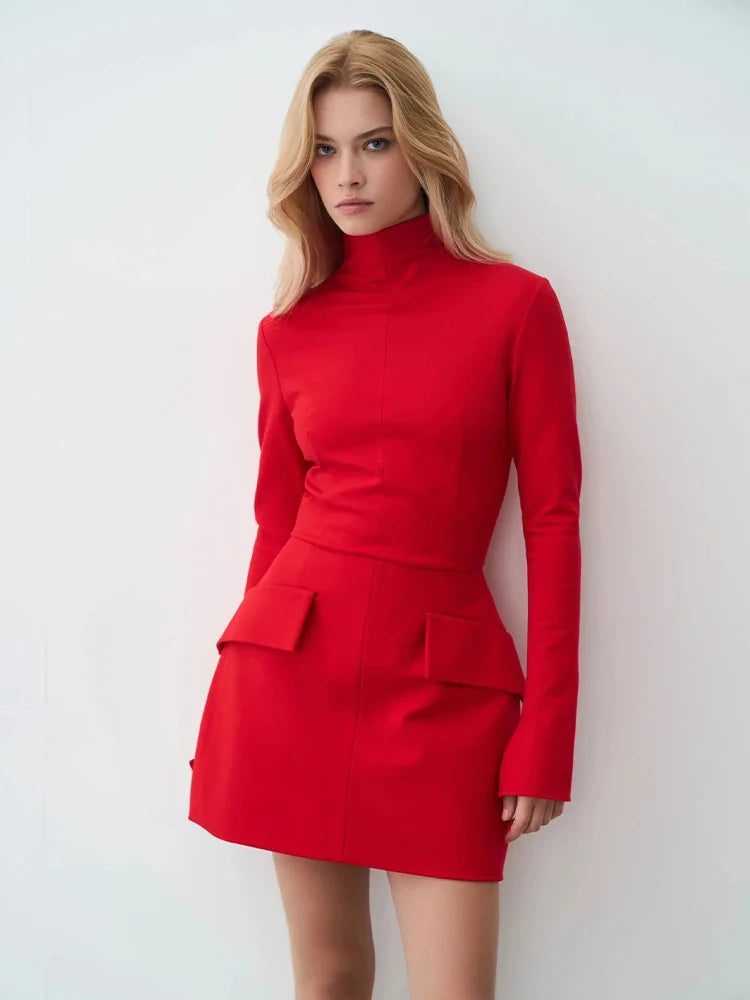 Women Fashion Sexy Midi Dress 2024 Elegant O-Neck Split Sleeveless Slim Dresses Streetwear High Waist Bodycon Vestidos Robes