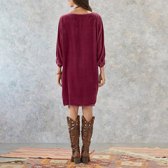 Casual Loose Velvet Dress
