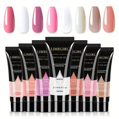 Nail Gel Kit For Nails, Nail Extension Gel, With Other Basic Poly Gel Nail Art Tools Poly Nail Gel Kit Nail Art Supplies