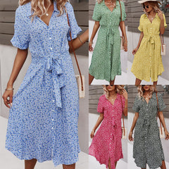 Leisure Holiday Style Sexy Big Swing Vacation Dresses