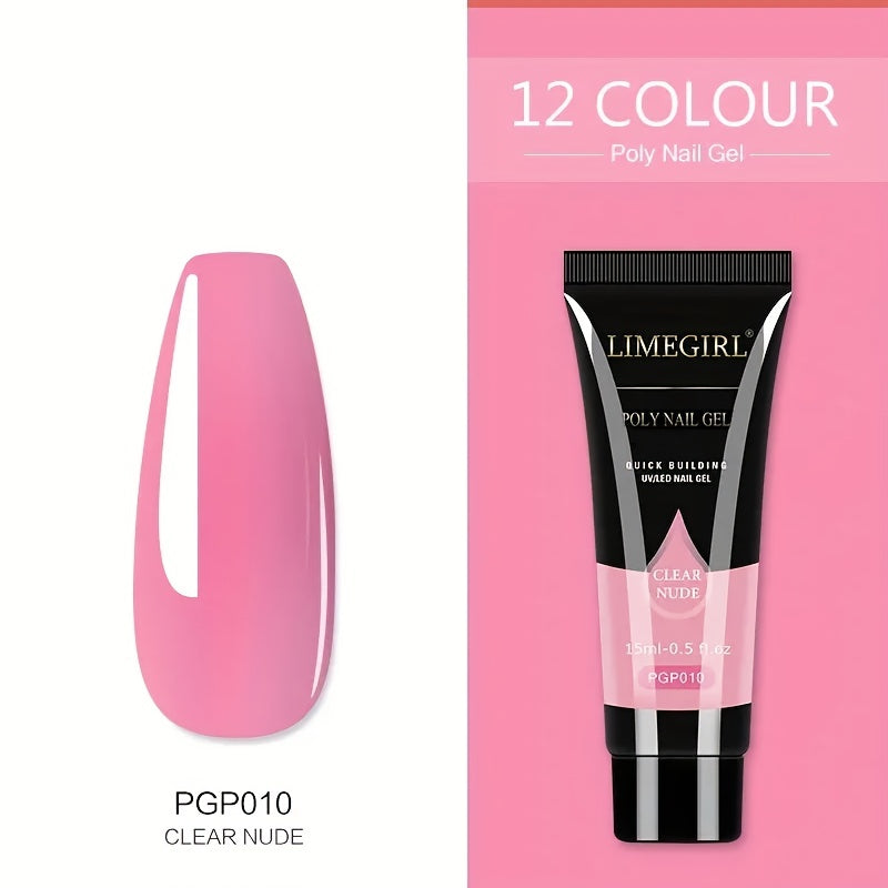 Nail Gel Kit For Nails, Nail Extension Gel, With Other Basic Poly Gel Nail Art Tools Poly Nail Gel Kit Nail Art Supplies