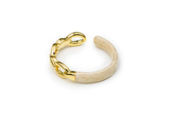 Gold and Sand Ring - Golden Ring for Women