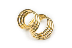 Single Golden Curve Ear Clip